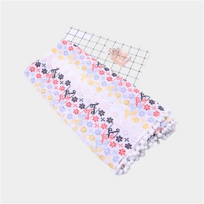 Vintage geborduurde hoofddoek